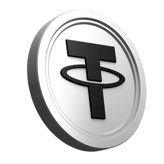 USDT Tether coin displayed in the trust section of the trading community